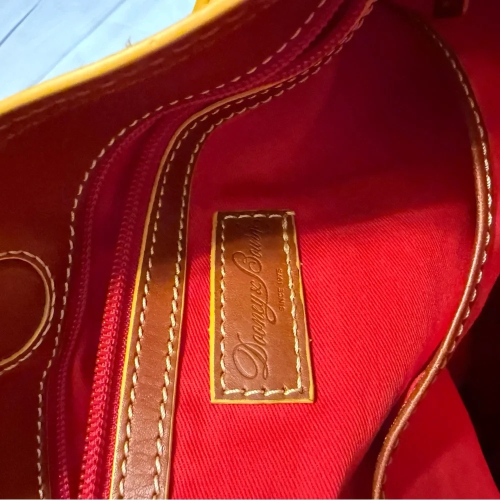 DOONEY & BOURKE EXTRA LARGE PEBBLE LEATHER COURTNEY SAC TOTE BAG